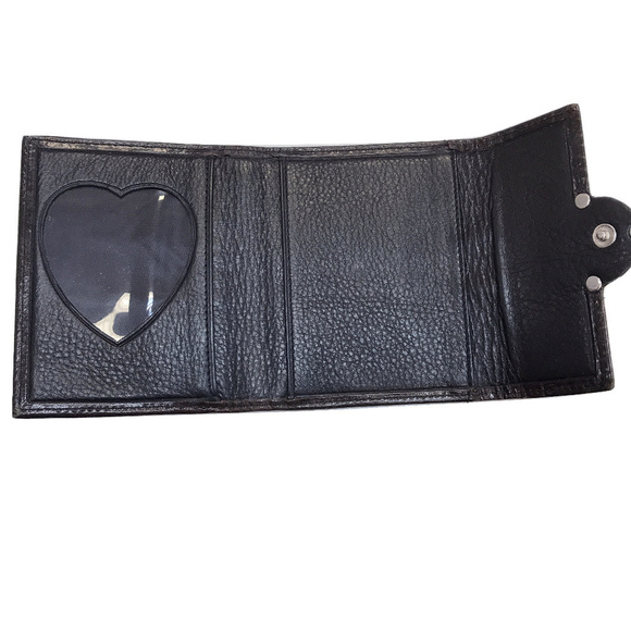 Brighton Brown Leather Embossed Wallet - Picture 3 of 3